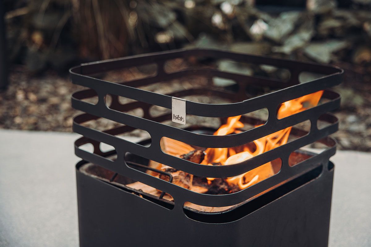 Cube Fire Basket